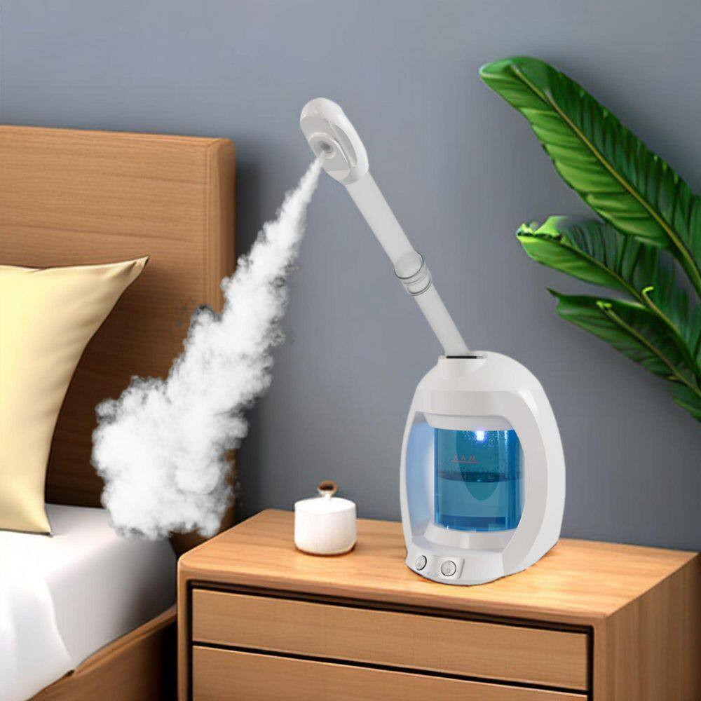 Nano Ionic Ozone Facial Steamer Portable Professional Spa Device for Deep Cleani