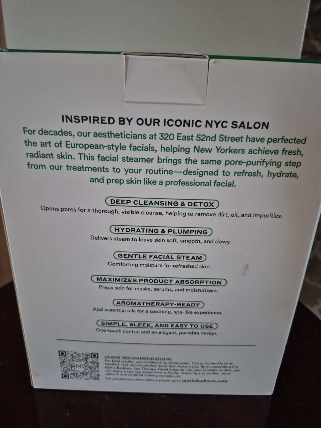 Mario Badescu Spa Therapy Facial Steamer Aromatherapy-Ready Deep Cleansing