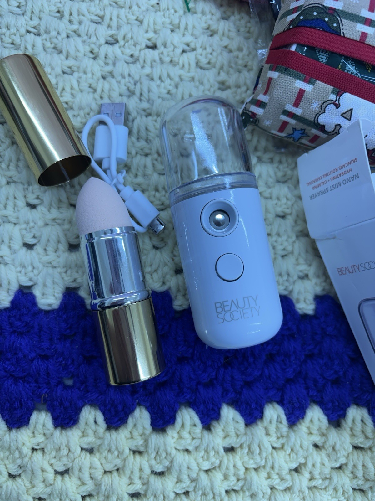 Beauty Society Lot-volcanic Stone Roller & Face Mister