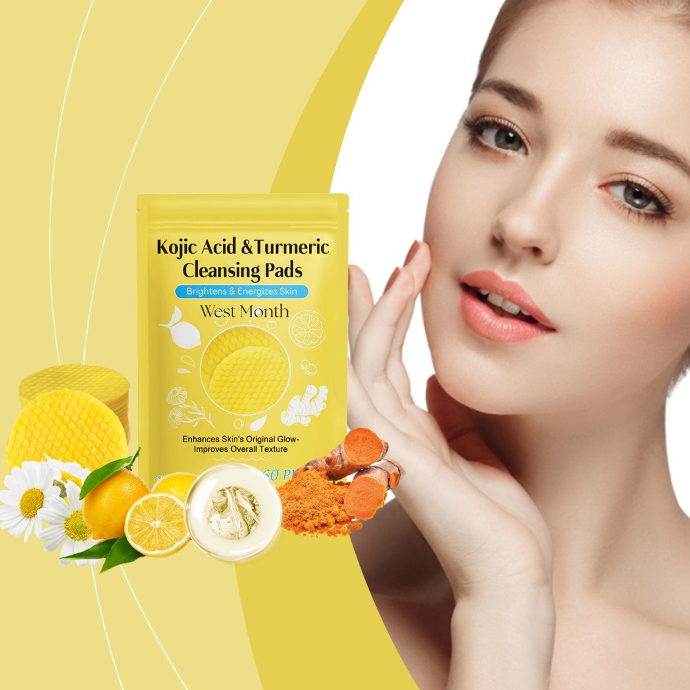 Turmeric Kojic Acid Cleaning Pad Brightening Cleaning ntle