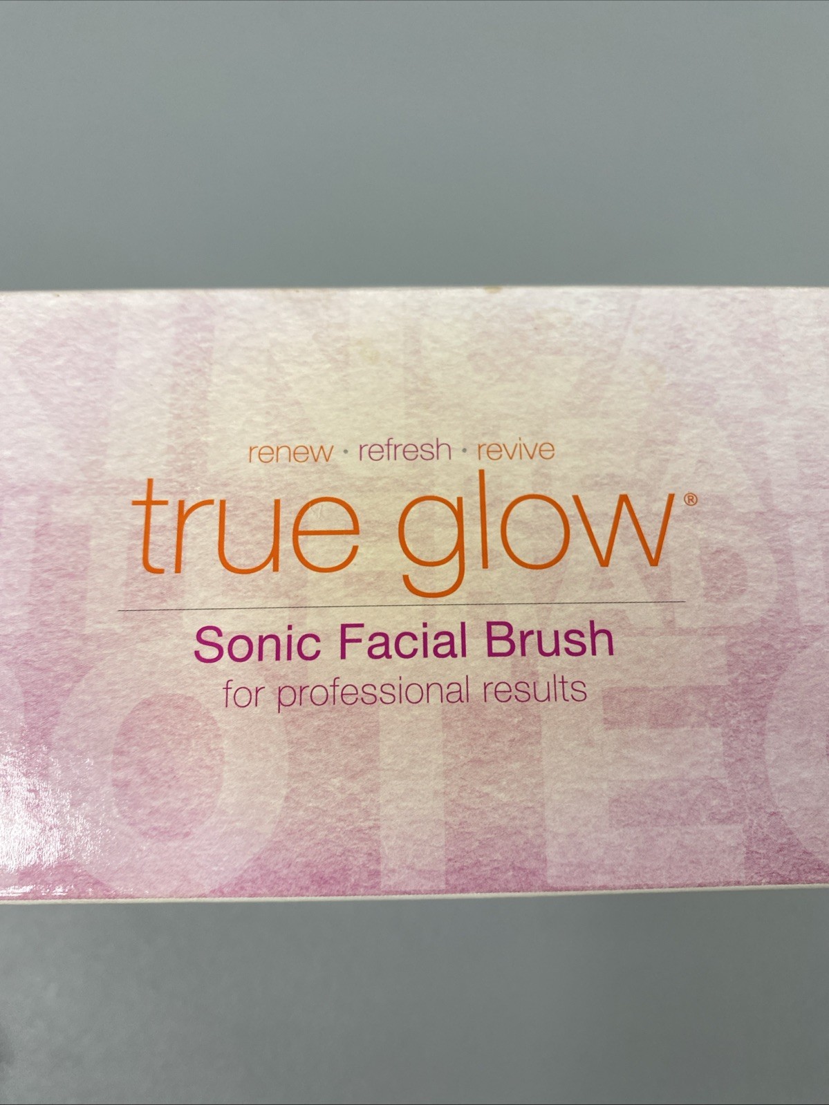 Conair True Glow Sonic Facial Brush Skincare Cleansing Brushes Waterproof Pink