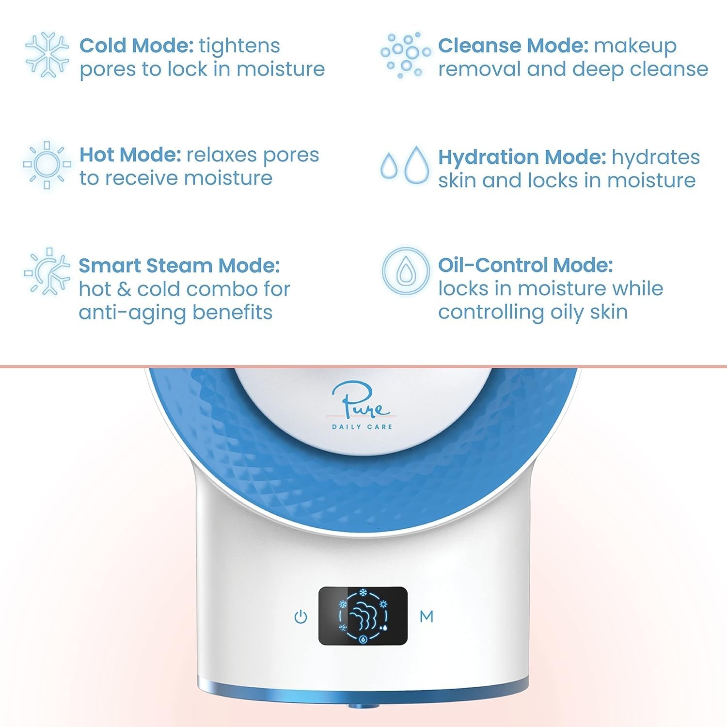 NanoSteamer Clinical 10-in-1 Smart Dermatologist Grade Ionic Facial Steamer – 2