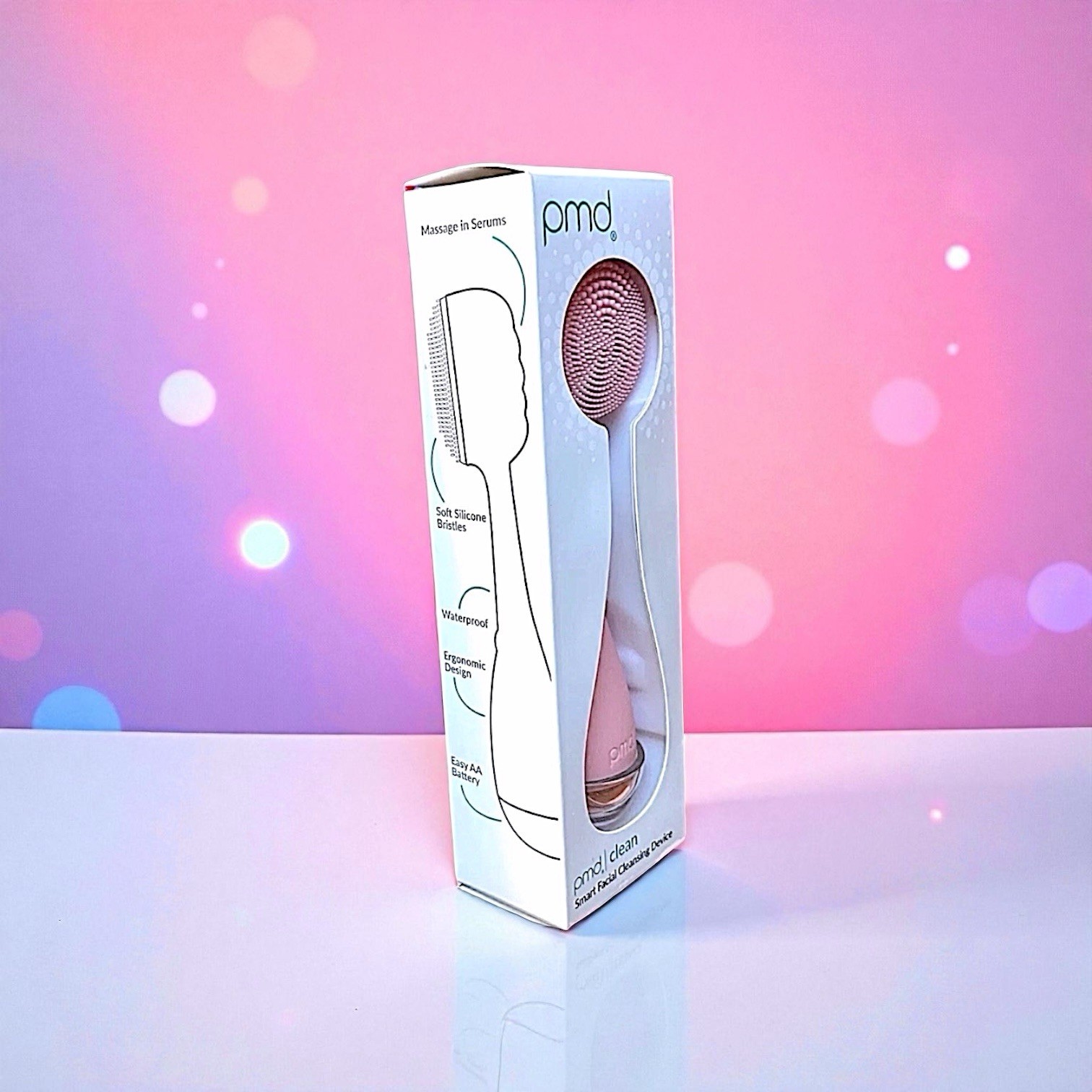 PMD Beauty Clean Smart Facial Cleansing Device In Blush New In Box
