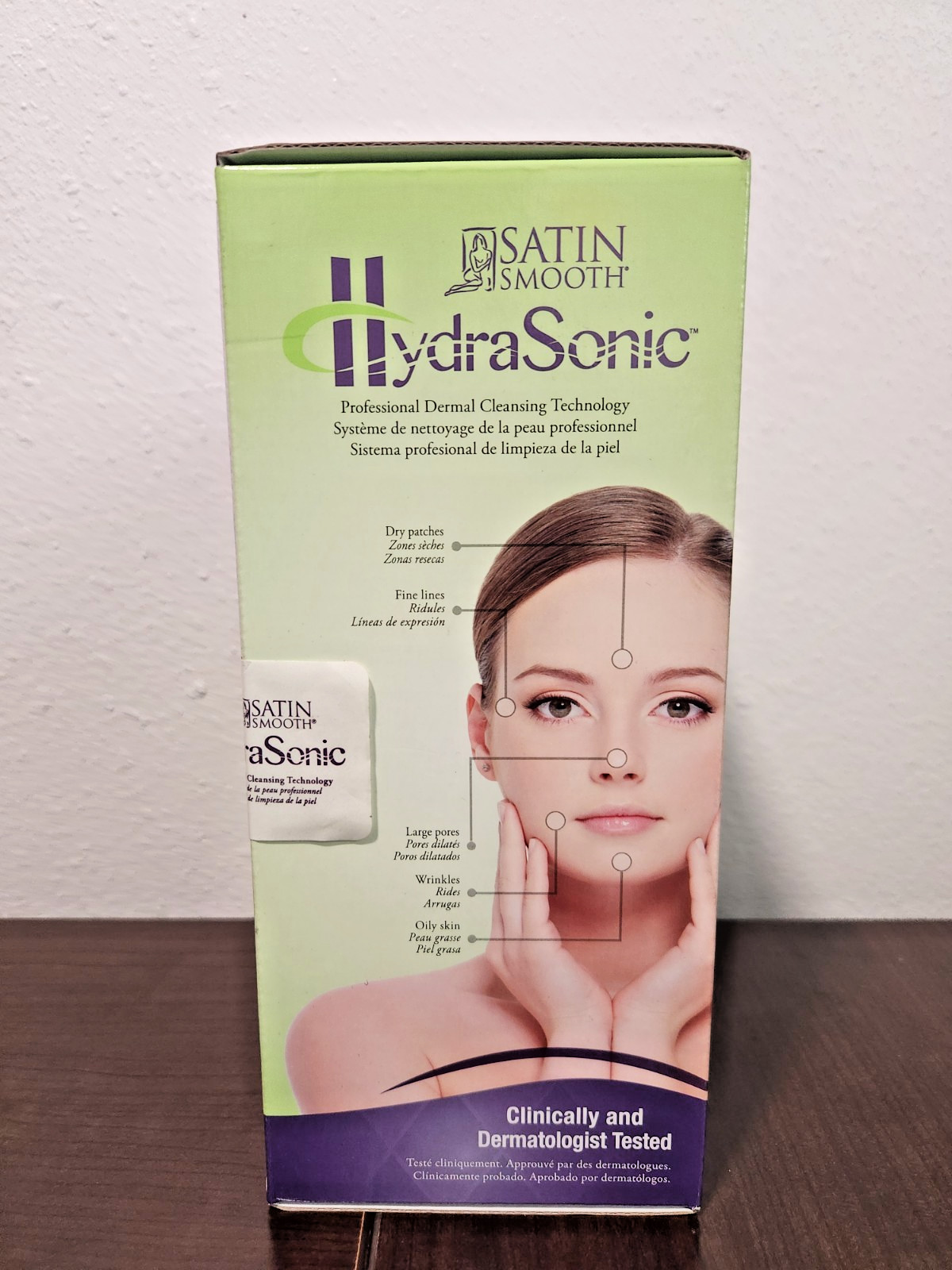 HydraSonic Professional Dermal Cleansing Technology Satin Smooth New In Box