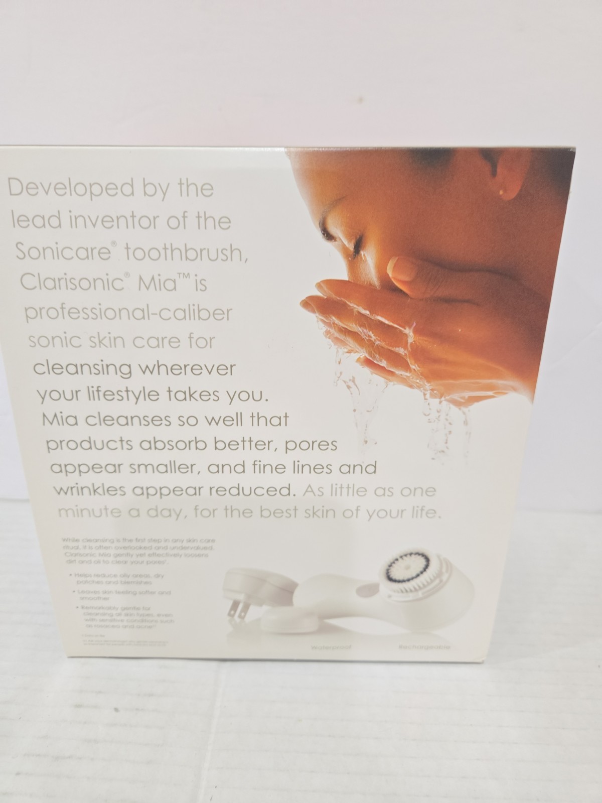 Clarisonic Mia 1 Sonic Skin Cleansing 1 Speed White NEW Free Shipping!
