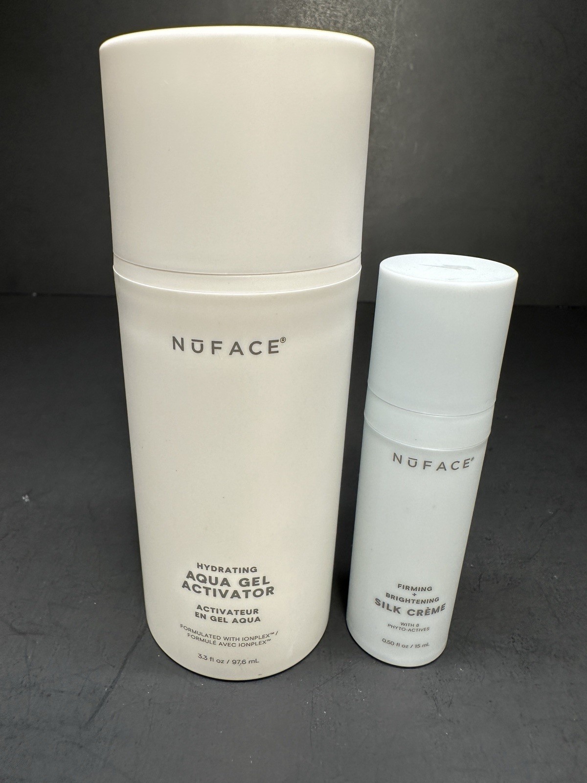 NuFace Trinity + Microcurrent Facial Toning W/ Lip & Eye Attachment, New Gel