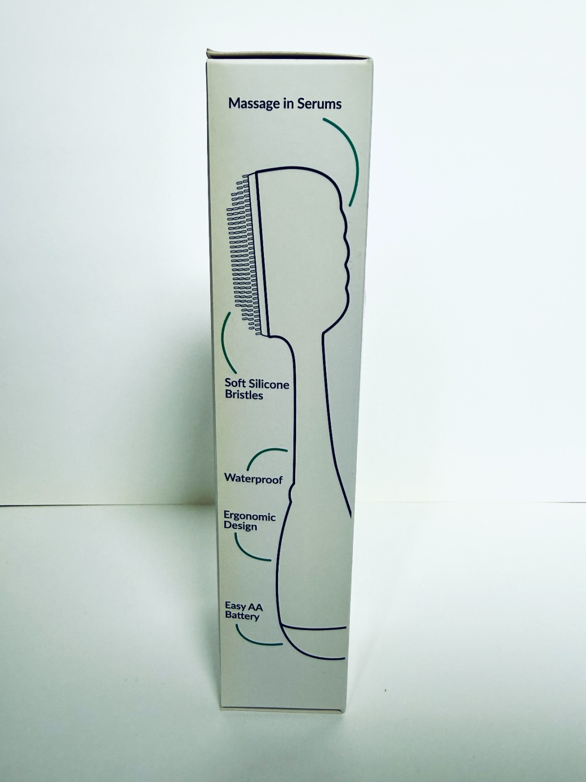 PMD Clean Smart Facial Cleansing Device with Silicone Brush – Teal