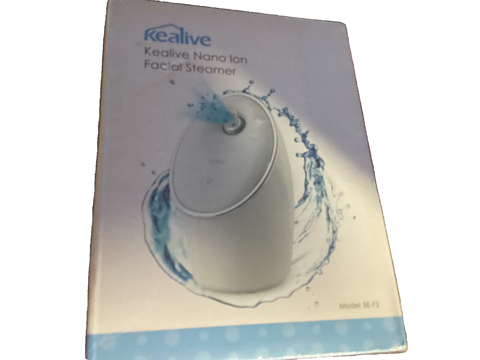 NIB Kealive Nano Ion Facial Steamer BE-F2 New Sealed