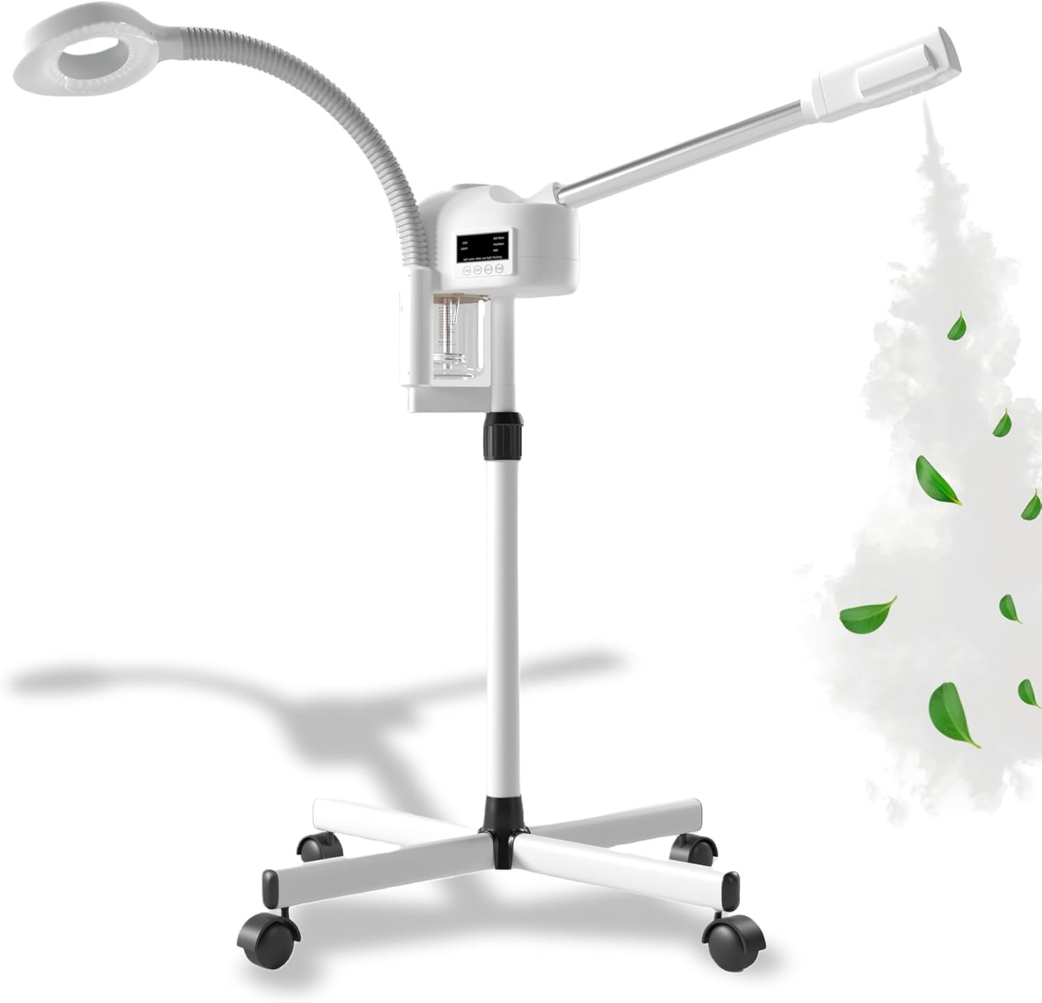 Facial Steamer Professional, Facial Steamer with Magnifying Lamp for Esthetician