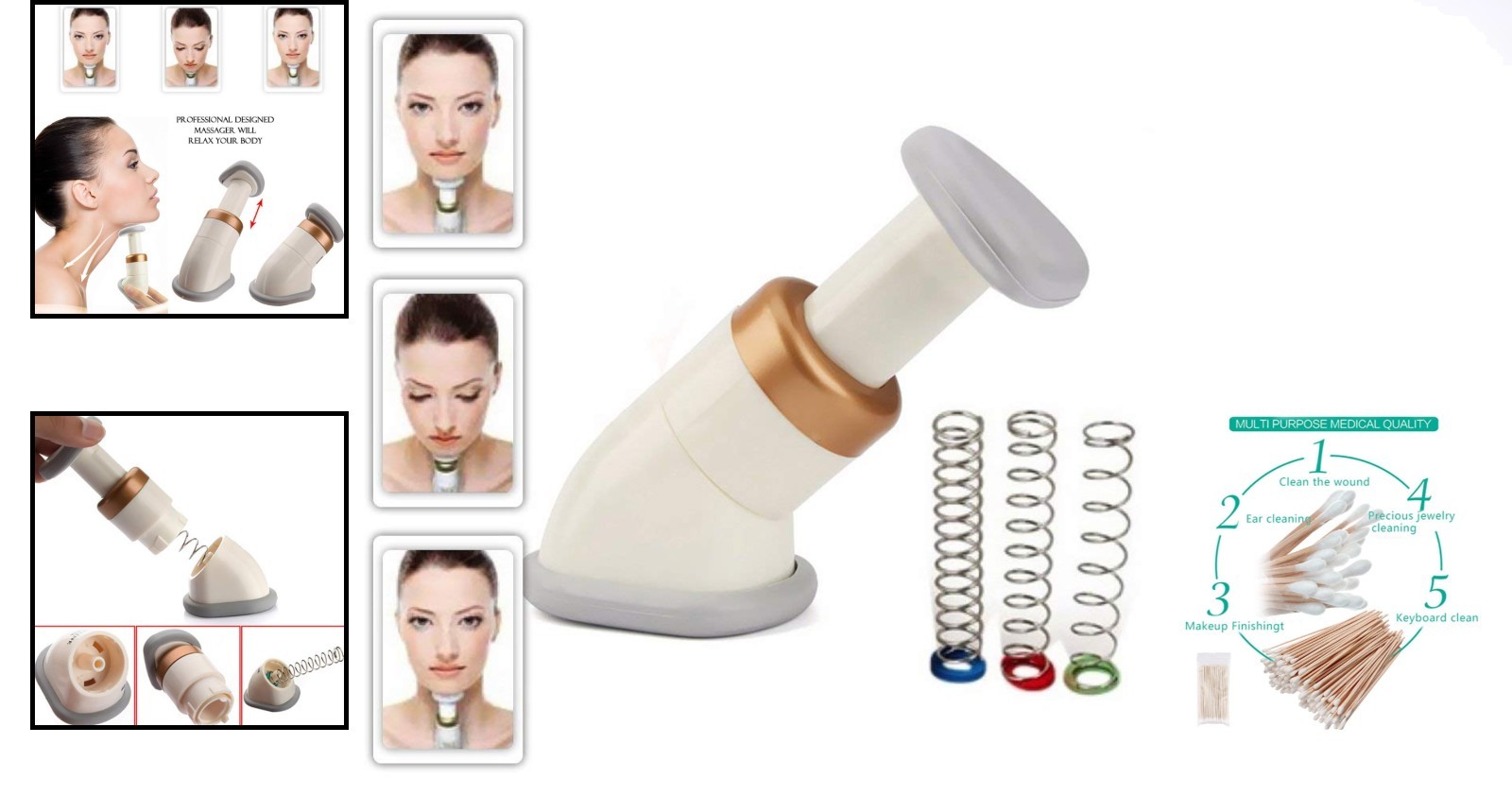 All-in-One Neck Toning & Gua Sha Massager – Define Your Jawline Gracefully
