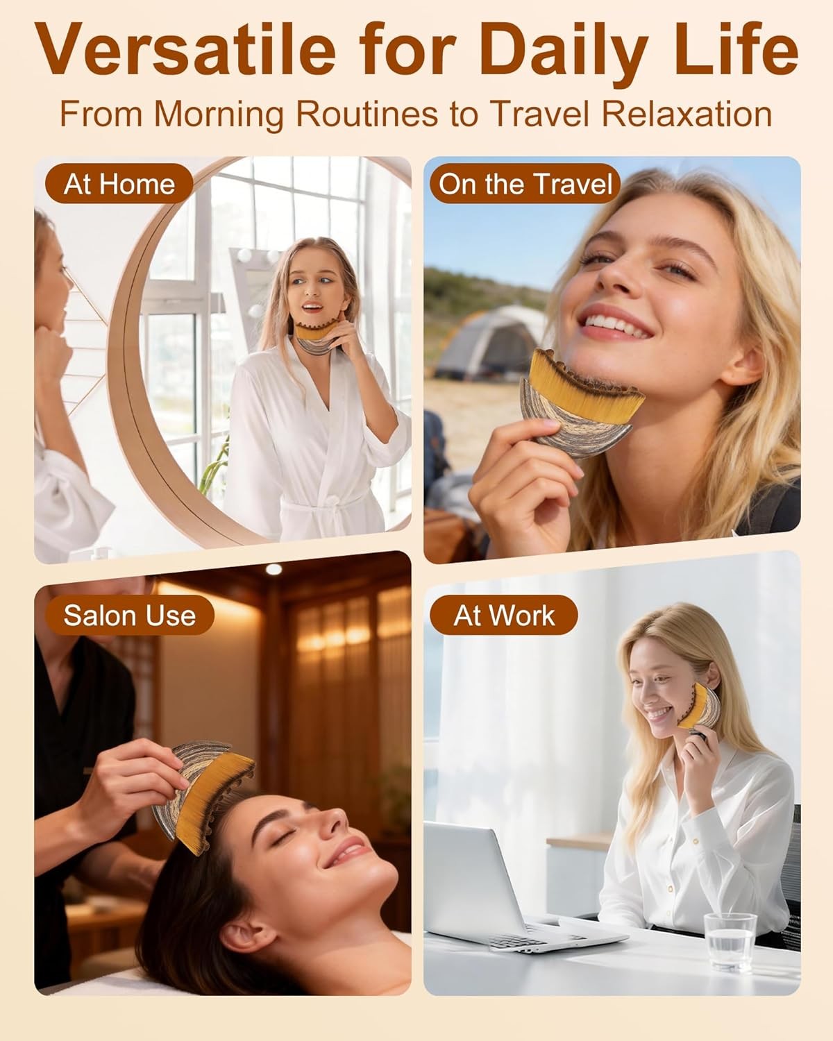 New Lymphatic Contour Face Massager Brush Massager by Glowiex
