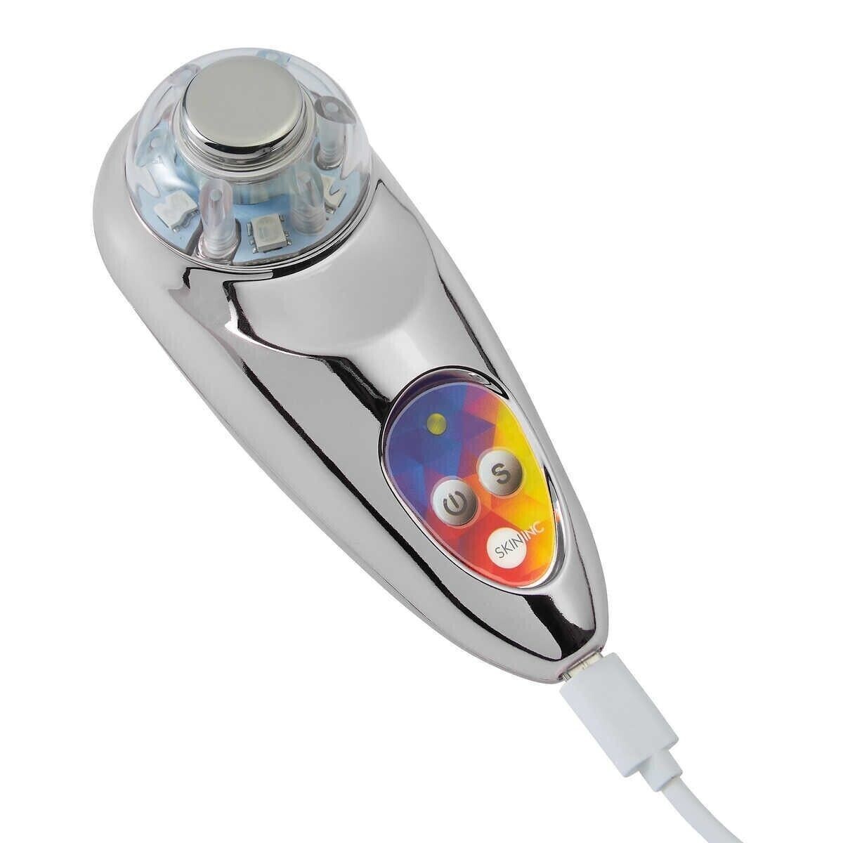 SKIN INC Supplement Bar – Optimizer Voyage Tri-Light++ Device in Chrome NEW