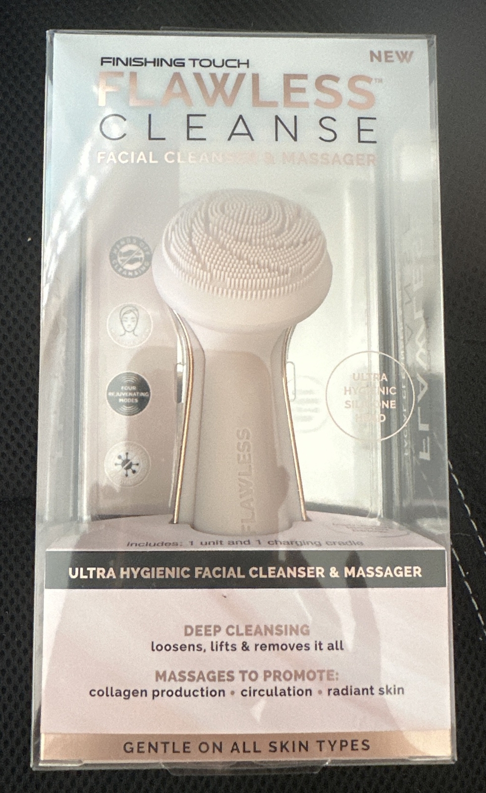 Finishing Touch Flawless Cleanse Silicone Face Scrubber and Cleanser, 1 X $16.99