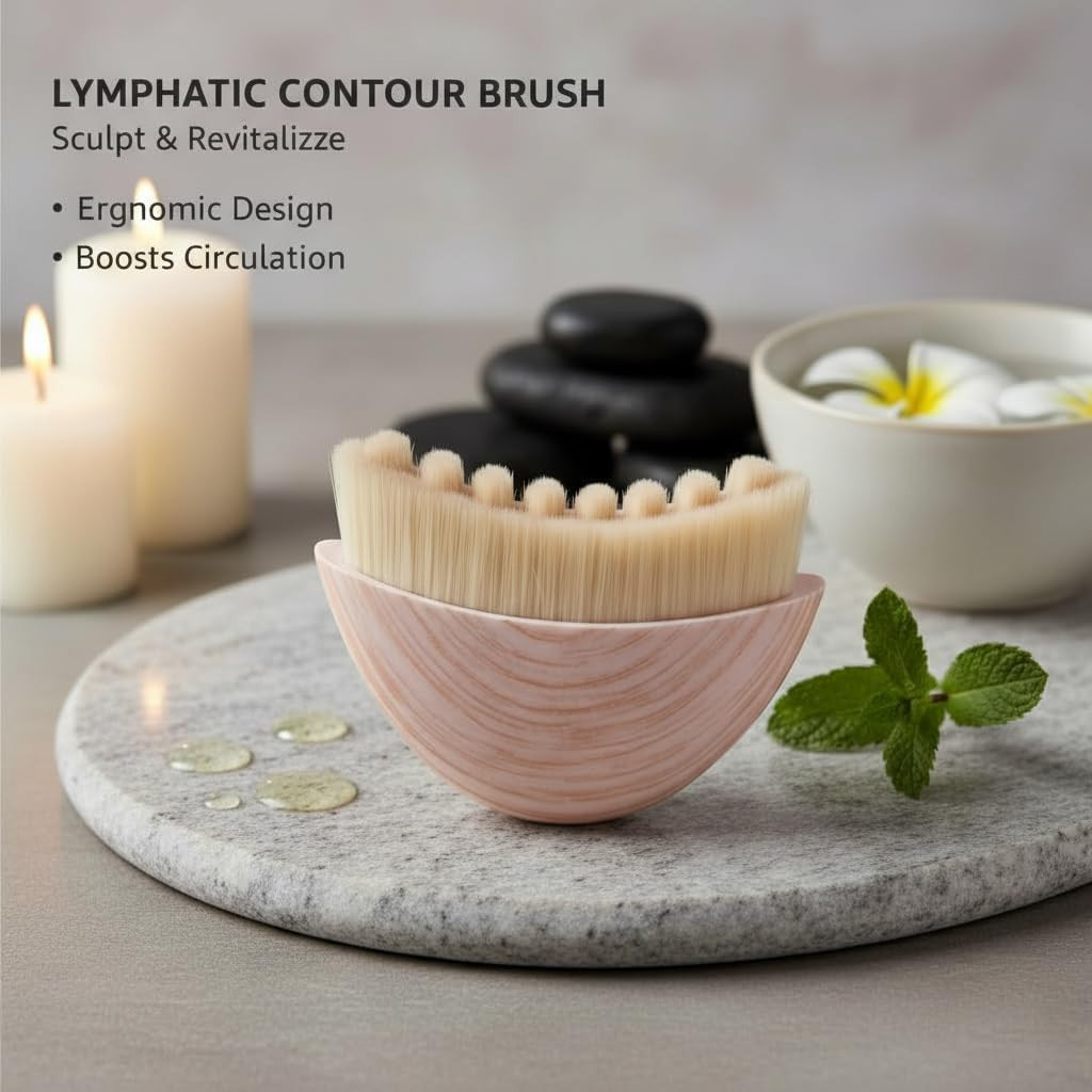 Face Brush for Lymphatic Drainage – 2Pcs New Upgraded Lymphatic Drainage Face…