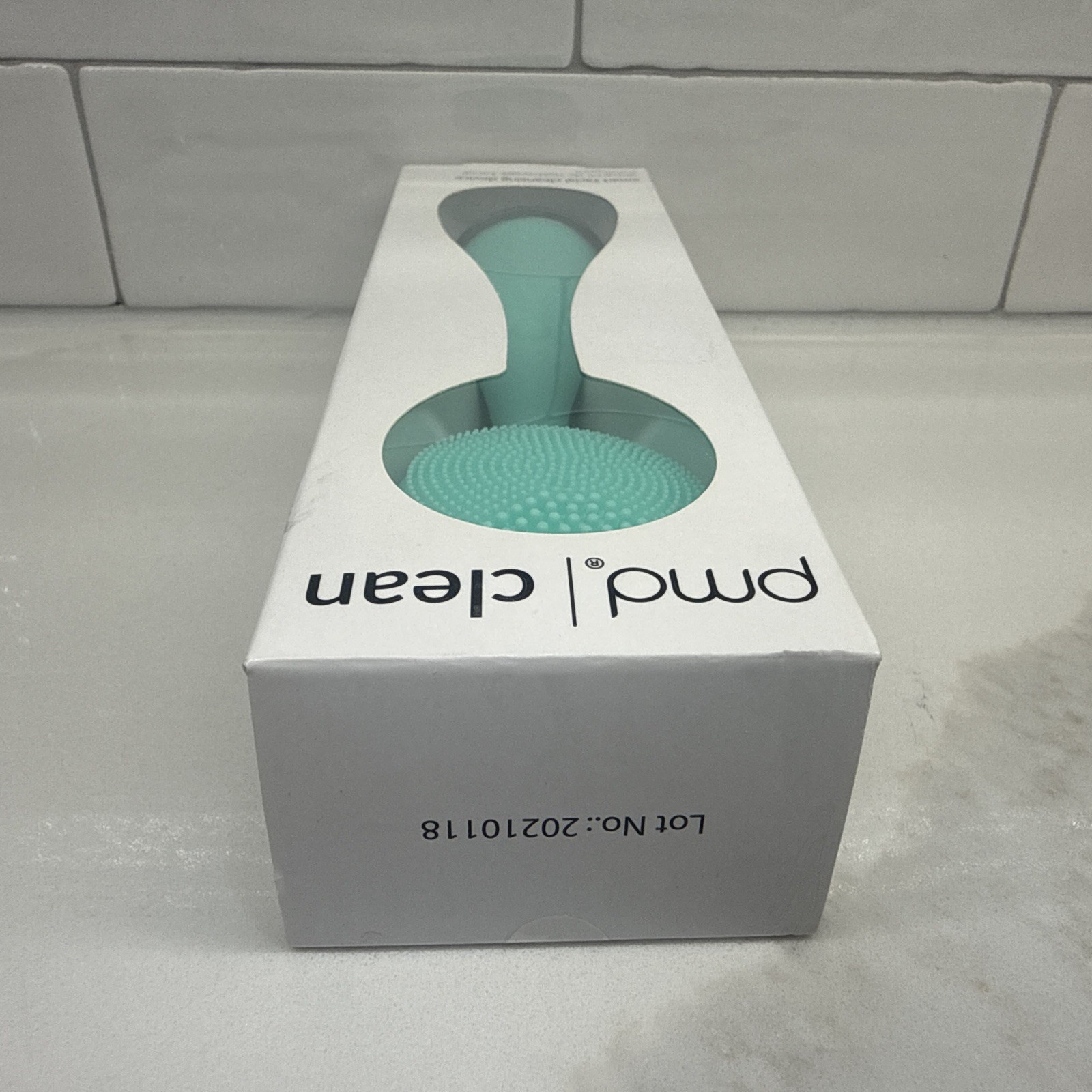 PMD Clean Sonic Facial Cleansing Device Teal Silicone Brush Waterproof New