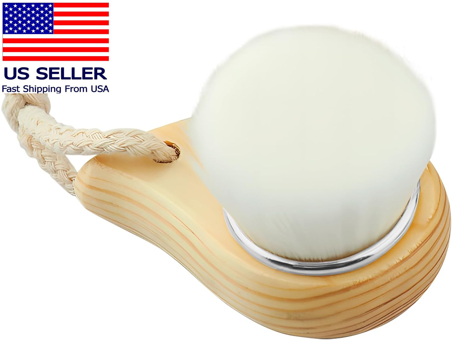 Soft Bristle Facial Cleansing Brush for Deep Pore Cleaning, Travel-Friendly Face