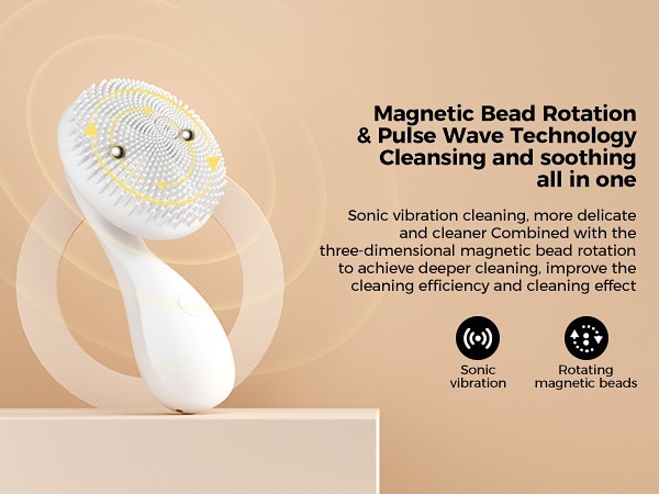 Magnetic Beads Silicone Cleansing Instrument