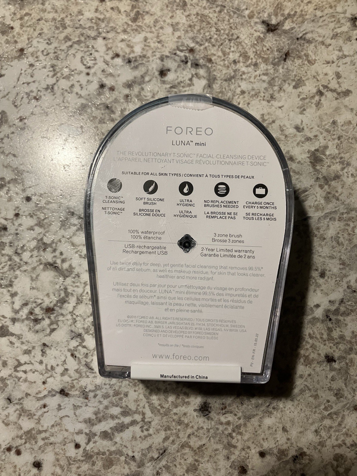 FOREO LUNA mini 2 Ultra-hygienic Facial Cleansing Brush.