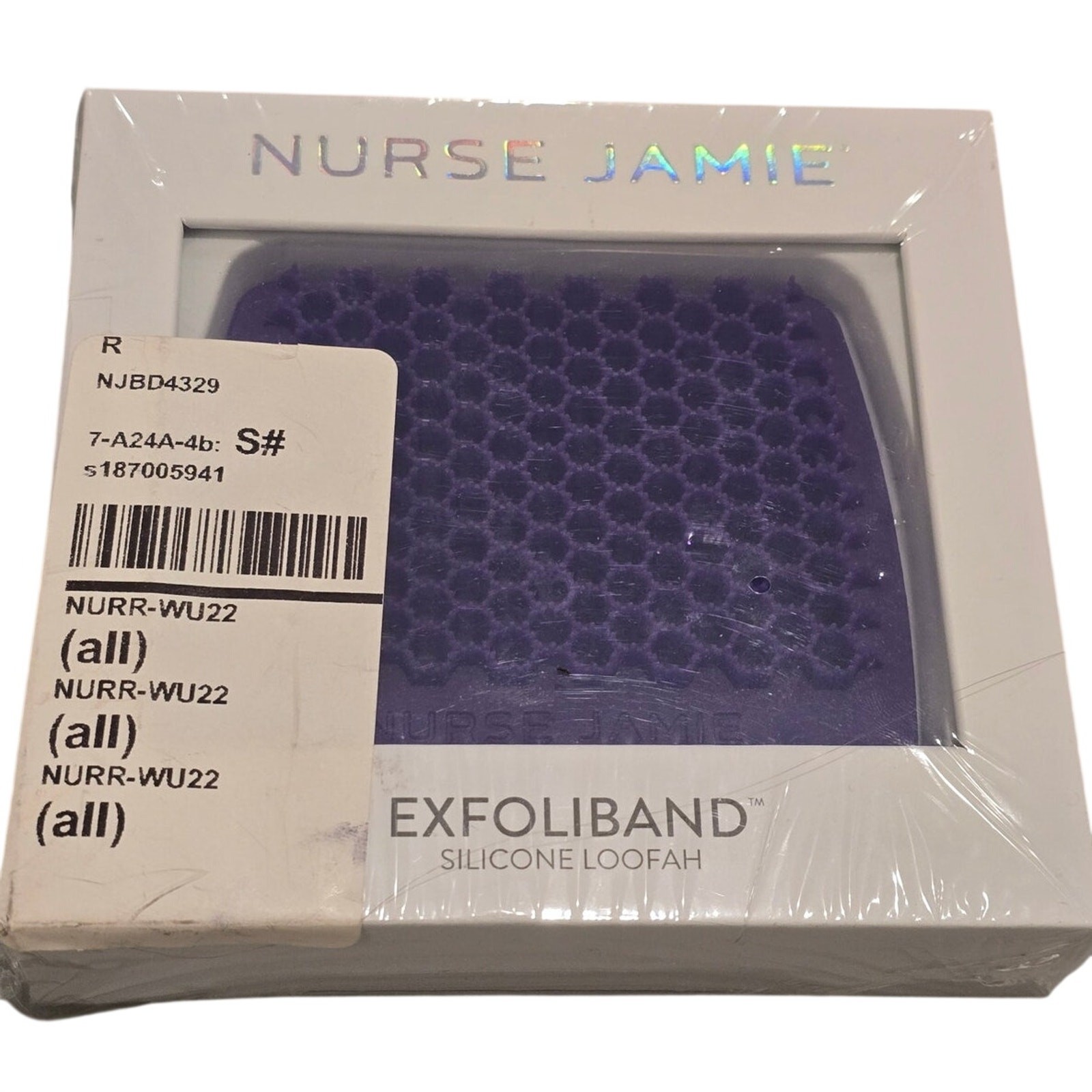 Nurse Jamie Exfoliband Silicone Loofah New in Box