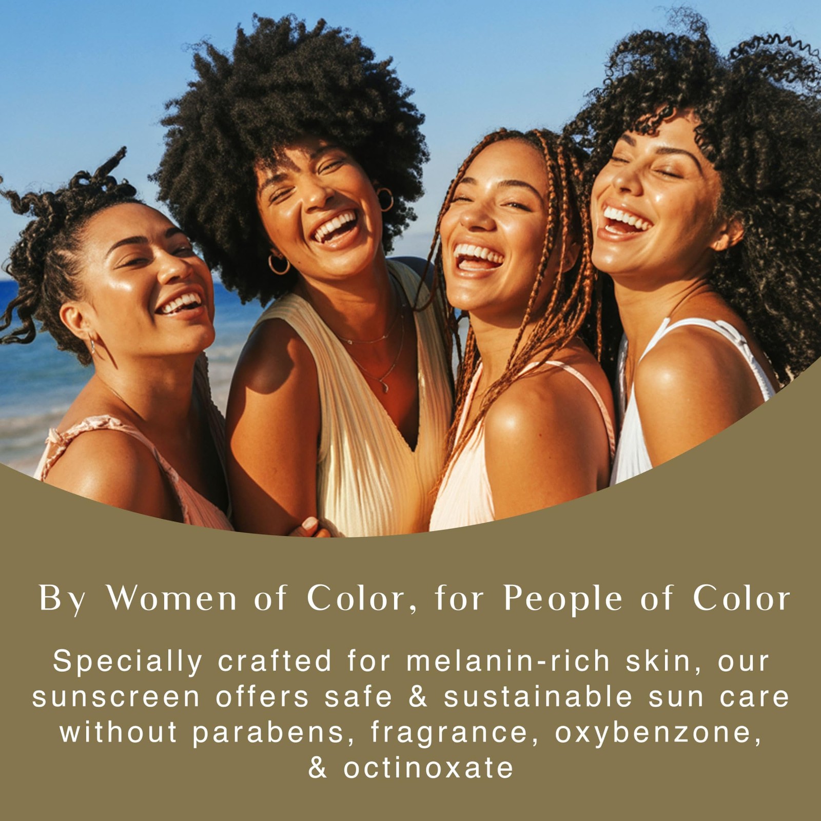 Black Girl Sunscreen SPF 30 for the Face & Body – 2 Fl Oz (Pack of 1), White