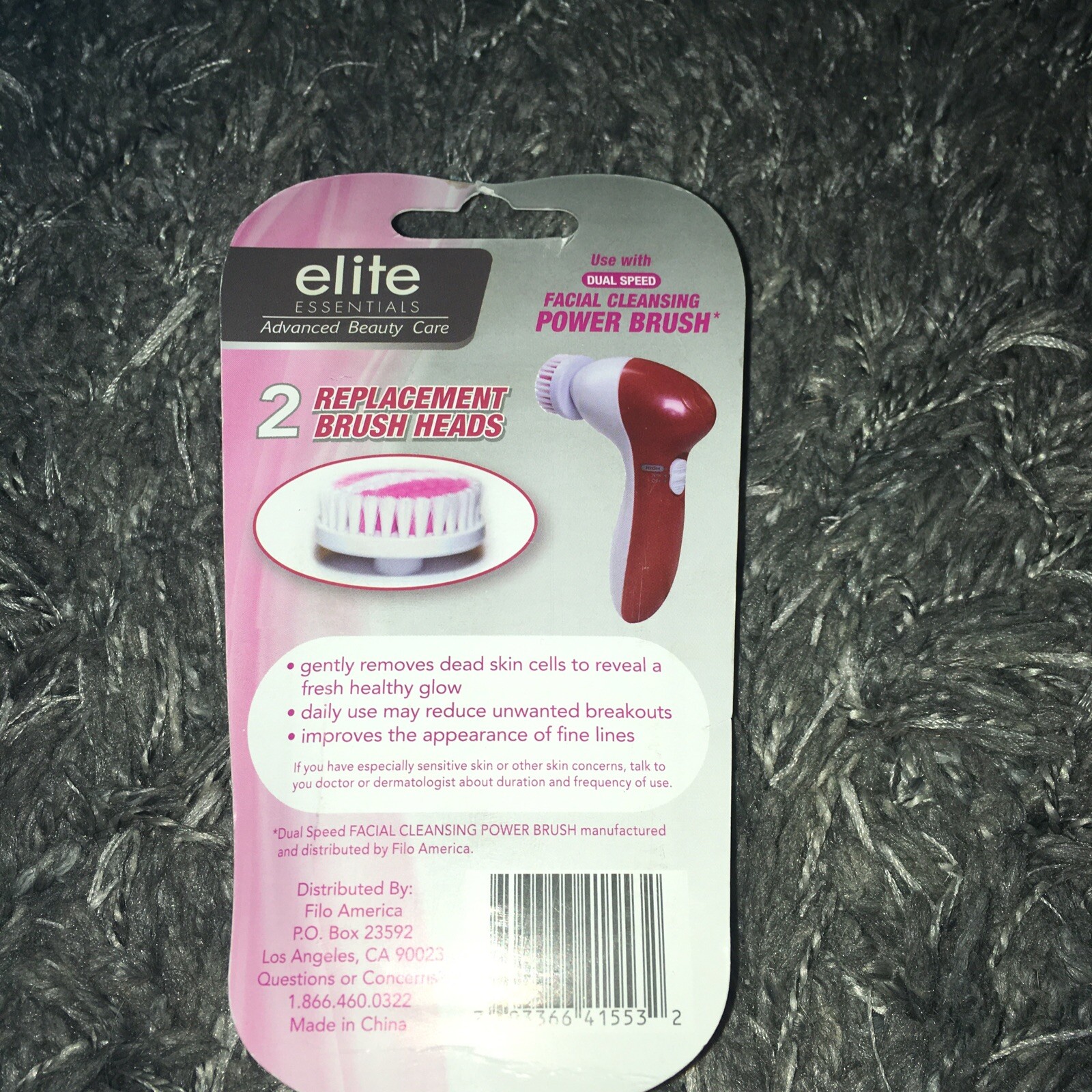 New Elite Essentials Replacement Brush Heads for The Elite Power Brush 2 Pack