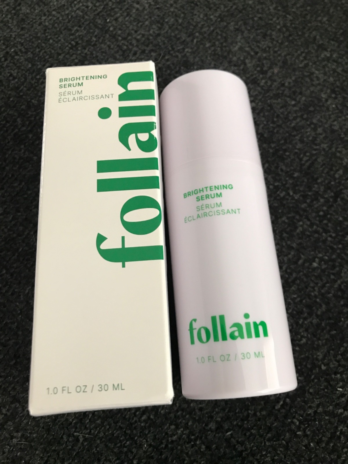 ICON Lymphatic Contour Brush f& follian brightening serum