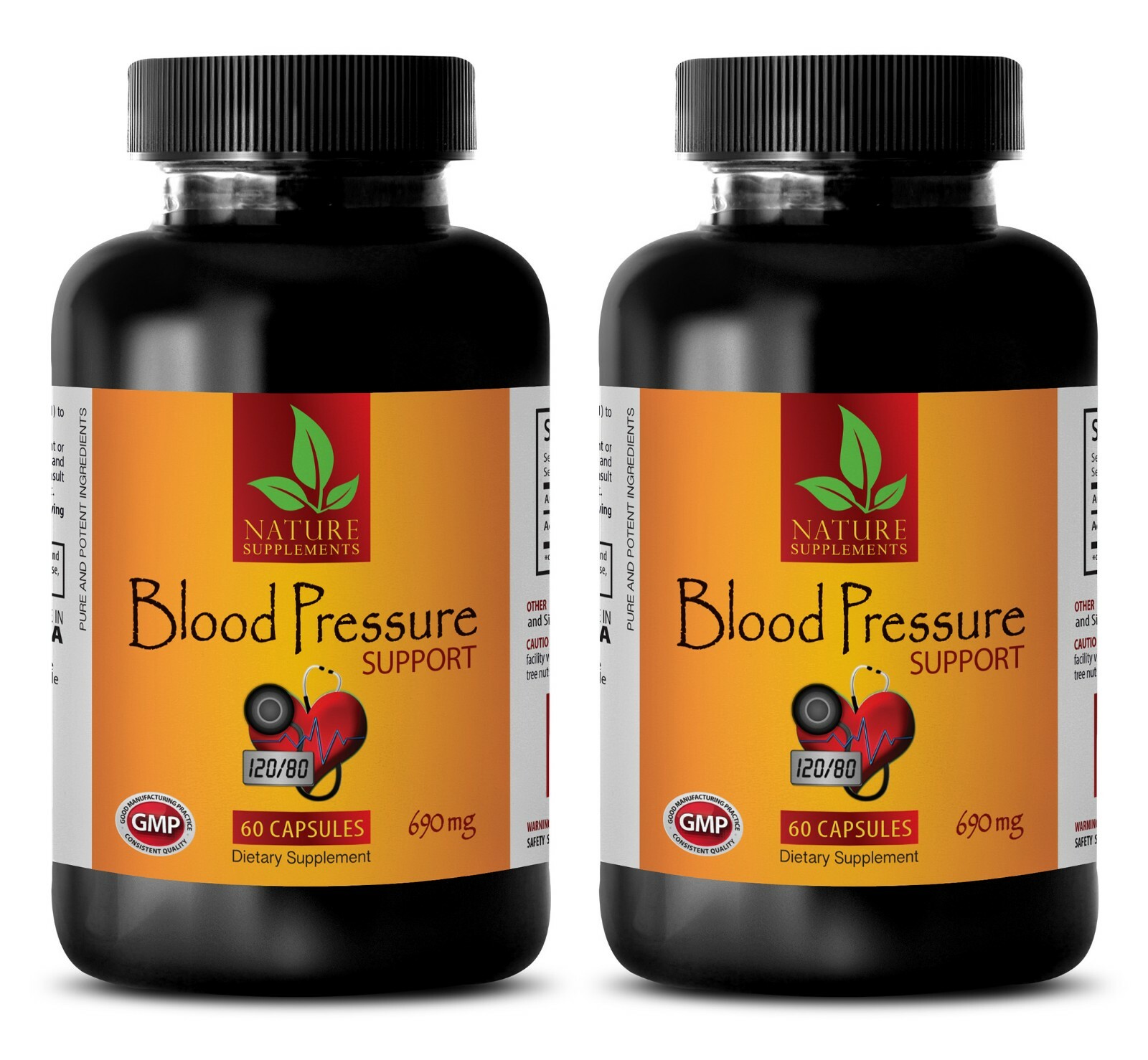Immune support pills – BLOOD PRESSURE CONTROL – olive leaf extract 2 Bottles