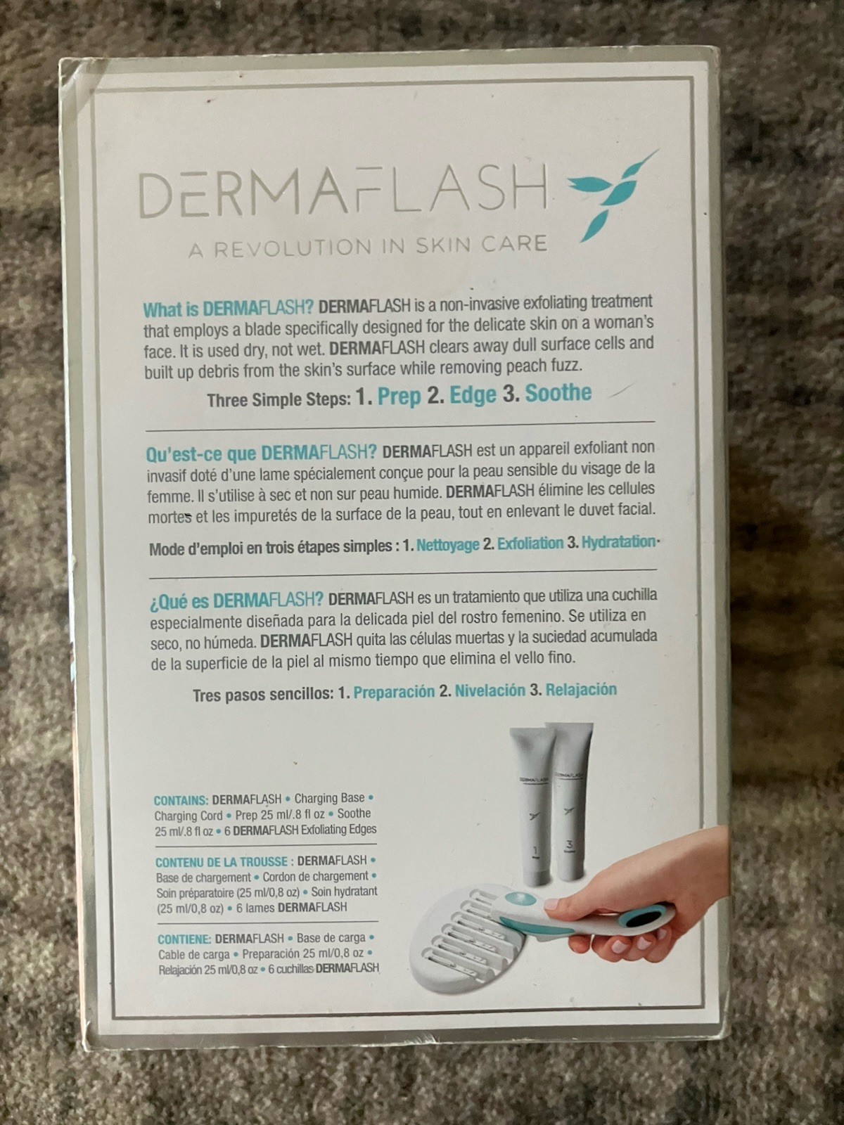 Dermaflash luxe anti-aging exfoliation device