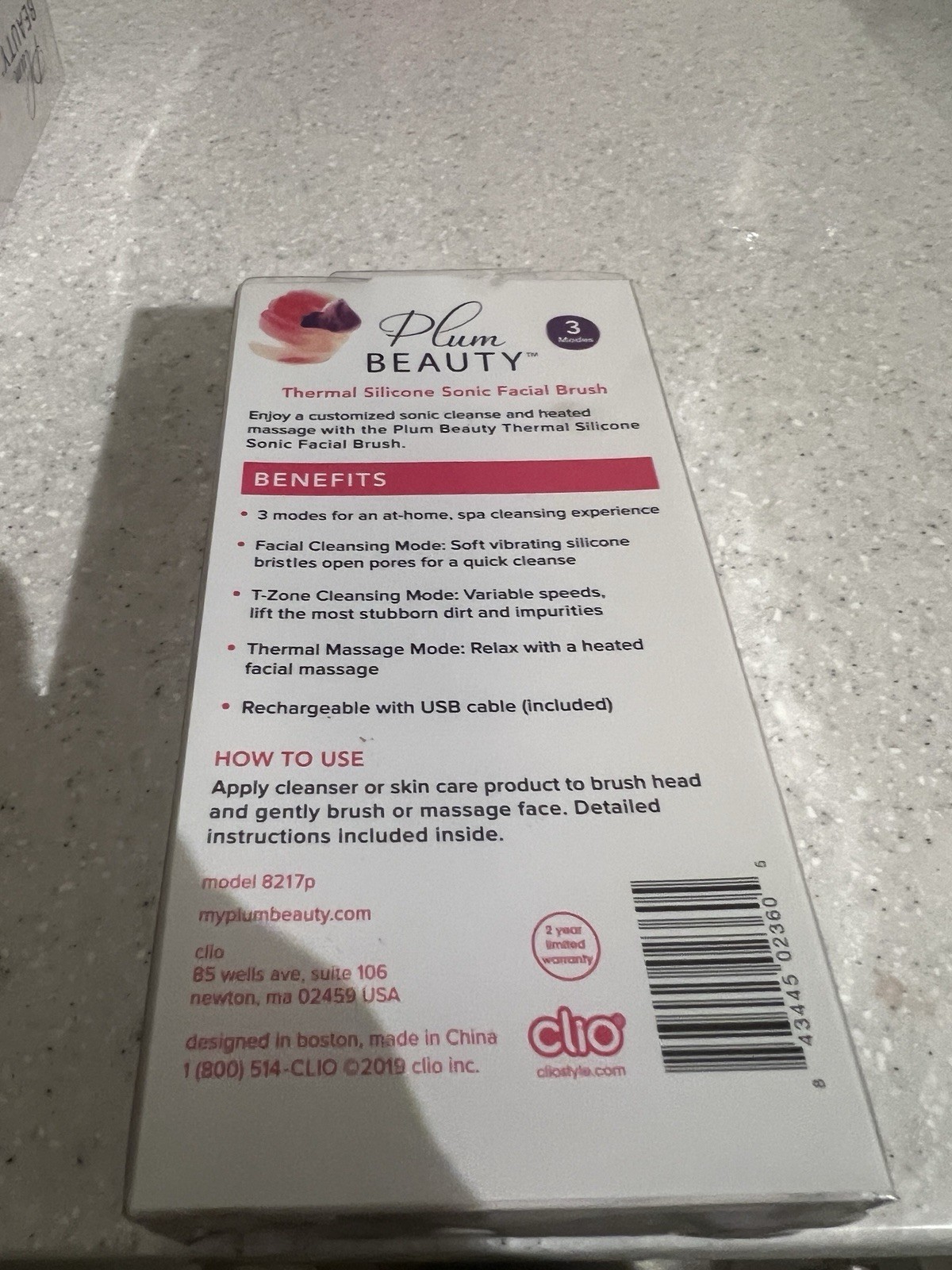 Plum Beauty Ultrasonic Facial Spatula – 1ct