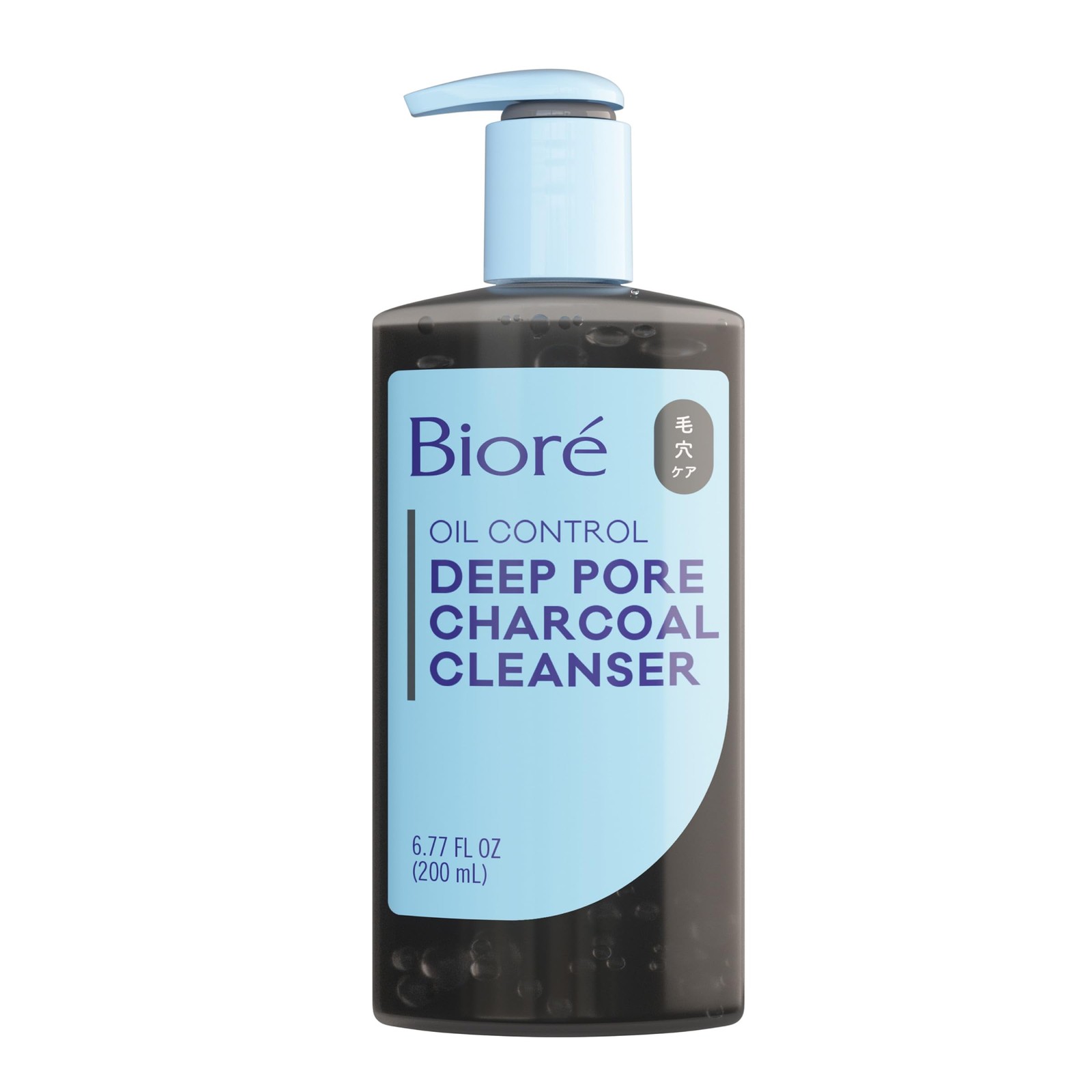 Biore Deep Pore Charcoal 6.77 Ounce (Pack of 1), DEEP PORE CHARCOAL CLEANSER