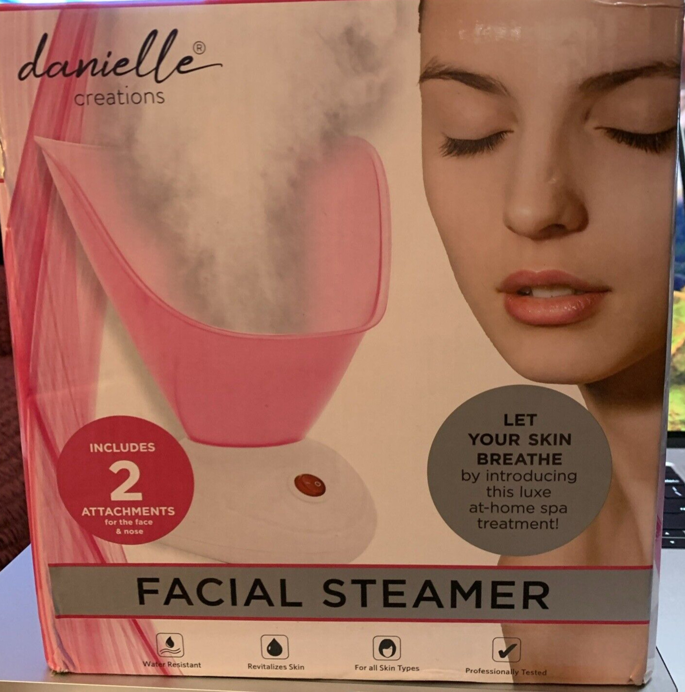 Danielle Creations D7876PK Facial Steamer Cleansing System Pink