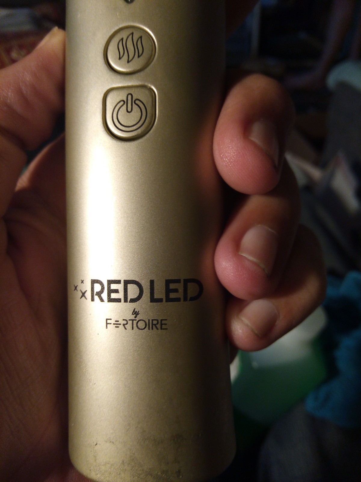 Fortoire Red Led Used No Charging Cord Block Or Original Box Works