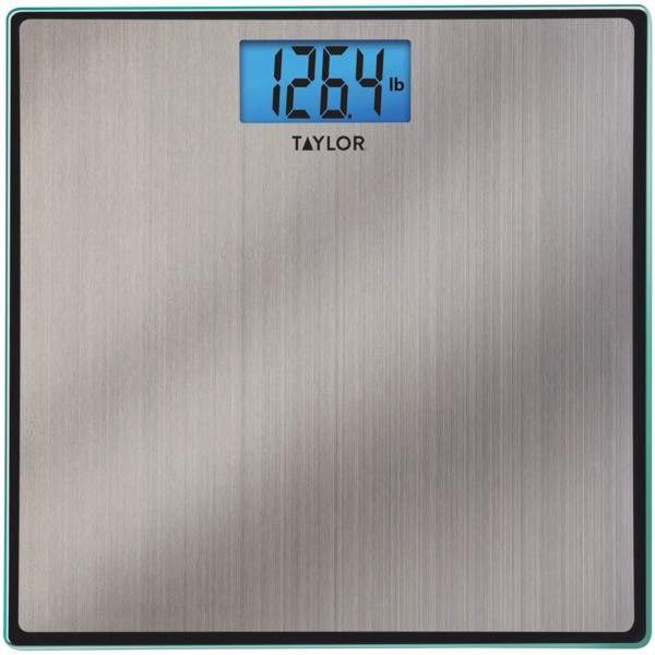 Taylor Precision Products 74074102 Easy-to-Read 400-lb Capacity Stainless Steel