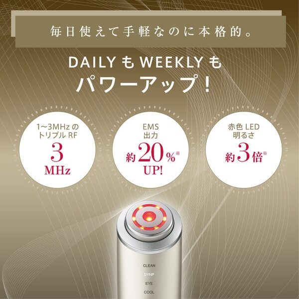 YA-MAN YAMAN Photo Plus Shiny Neo YJFM18N Champaign Gold Beauty Facial Device