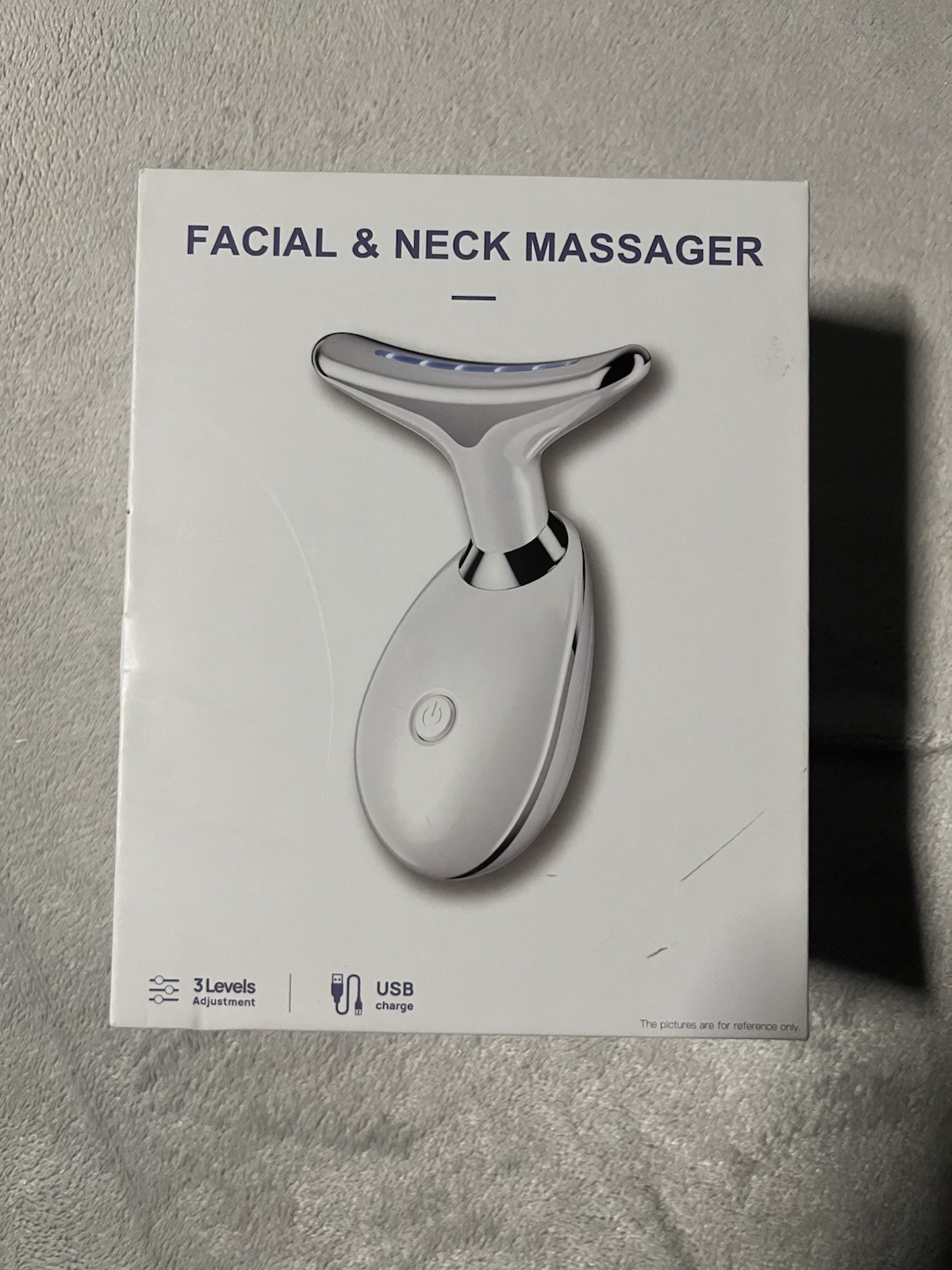 Facial Neck Massager Face Beauty Device Skin Care Massage 3-Levels New