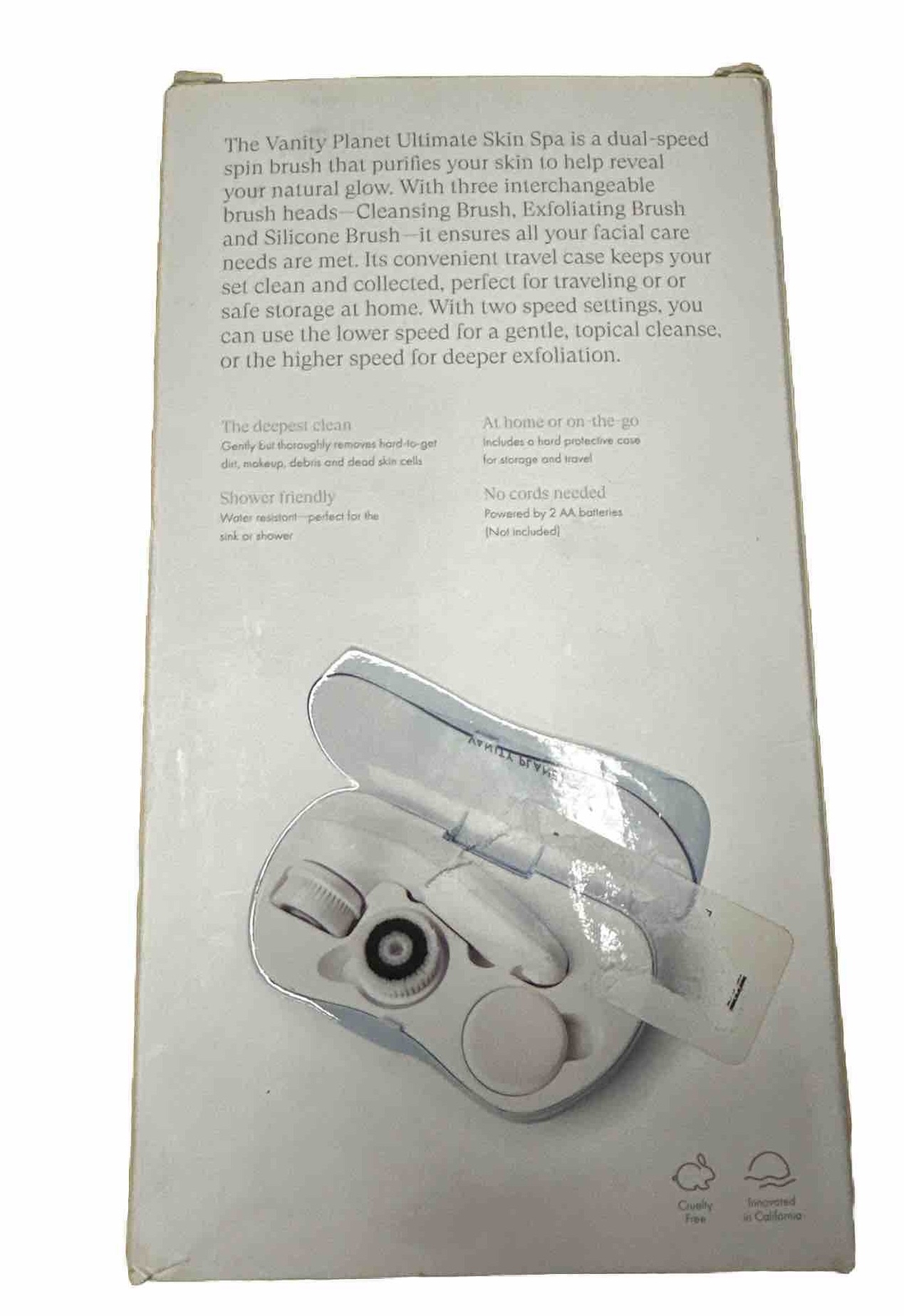 Vanity Planet Ultimate Skin Spa Cordless Facial Cleansing Brush Set