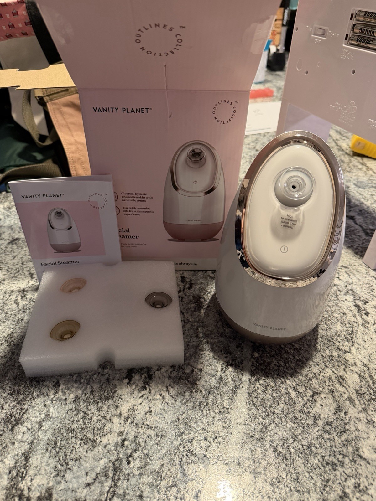 Vanity Planet Facial Steamer Cleanse Hydrate Softens Skin VNT06112