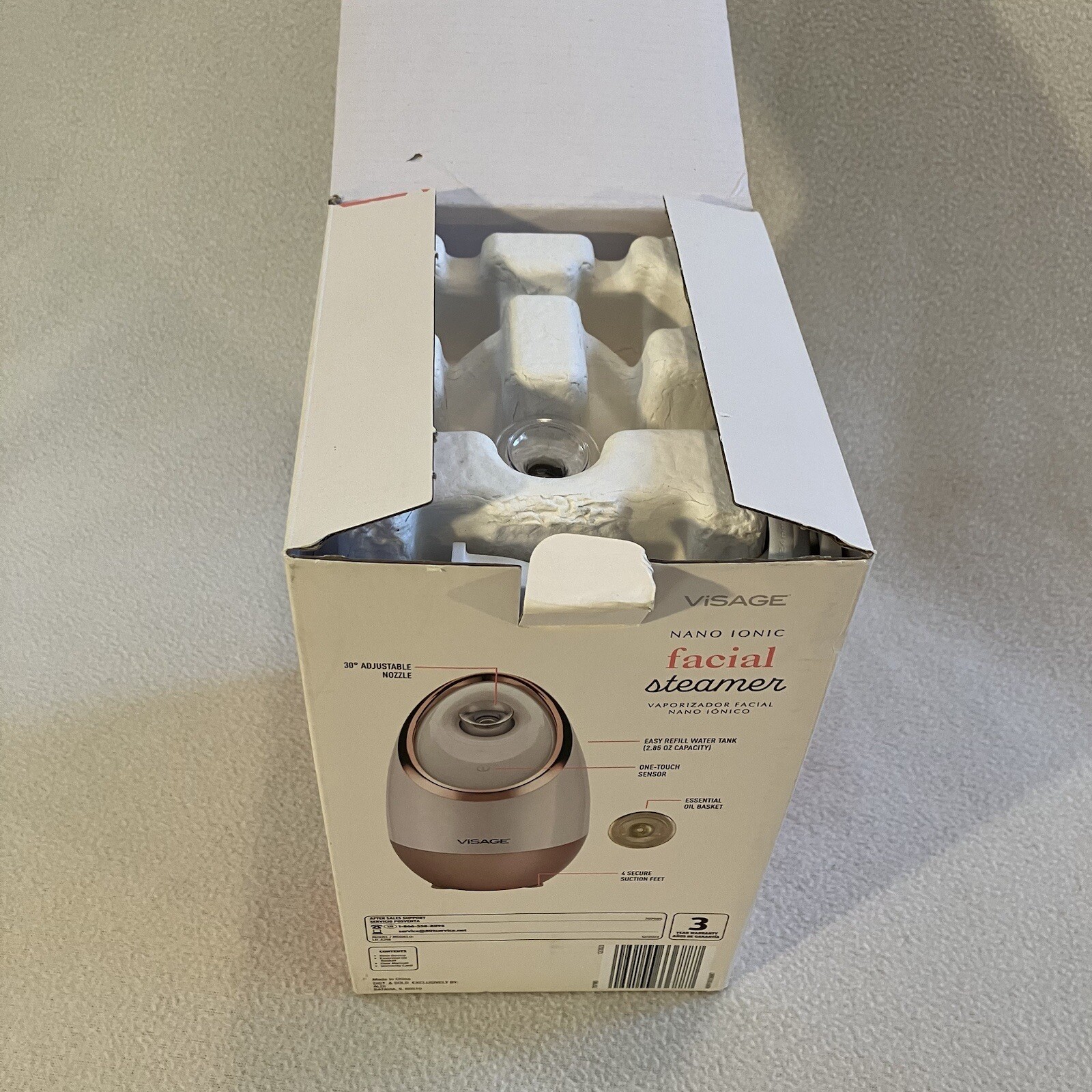 Visage Nano Ionic Facial Steamer! All Skin Types, Cleanse, Hydrate, Soften Skin