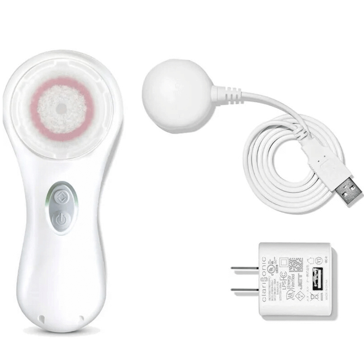 Clarisonic Mia 2 Sonic Facial Skin Cleansing Brush System,2 Speeds (White)