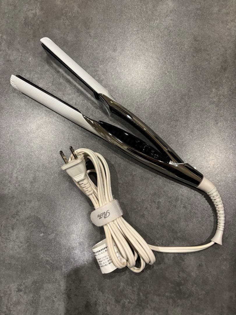 MTG Hairdressing ReFa STRAIGHT Hair IRON PRO RE-AC02A White Used Japan w/Box