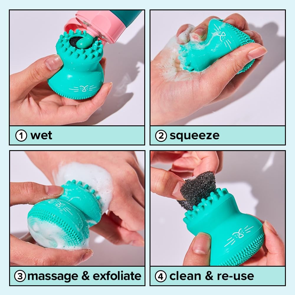 I Dew Care Cleansing Tool – 1 Count (Pack of 1), 01 Pawfect Face Scrubber