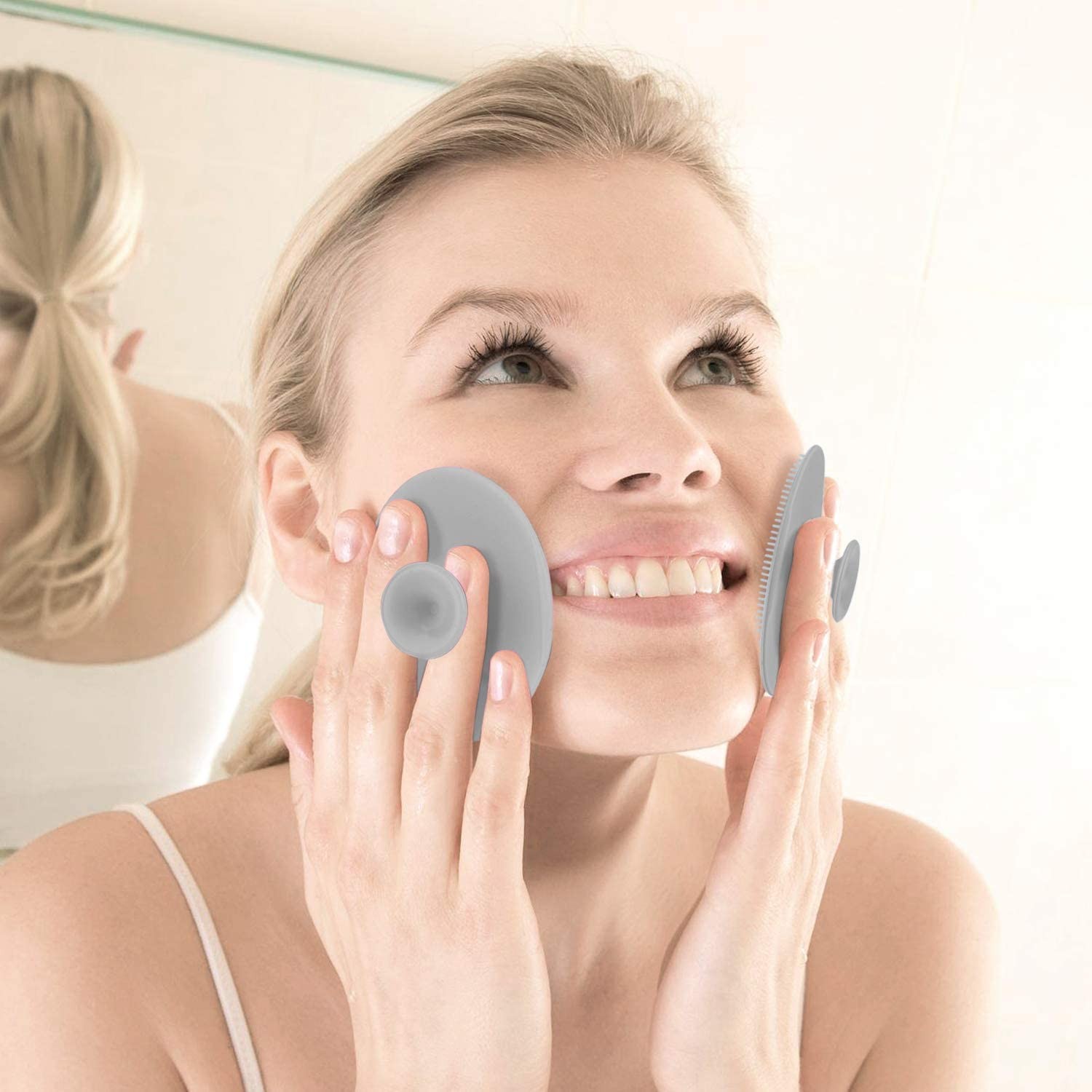 Silicone Face Scrubber Exfoliator Facial Cleansing Pads Precision Pore Cleansing