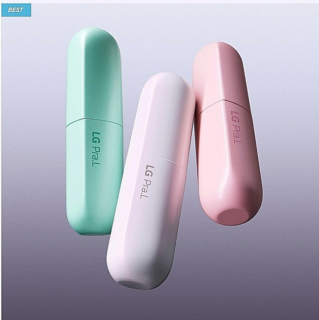 LG Pra.L Galvanic Booster Facial Massager Device 47g + Serum Gift K-Beauty