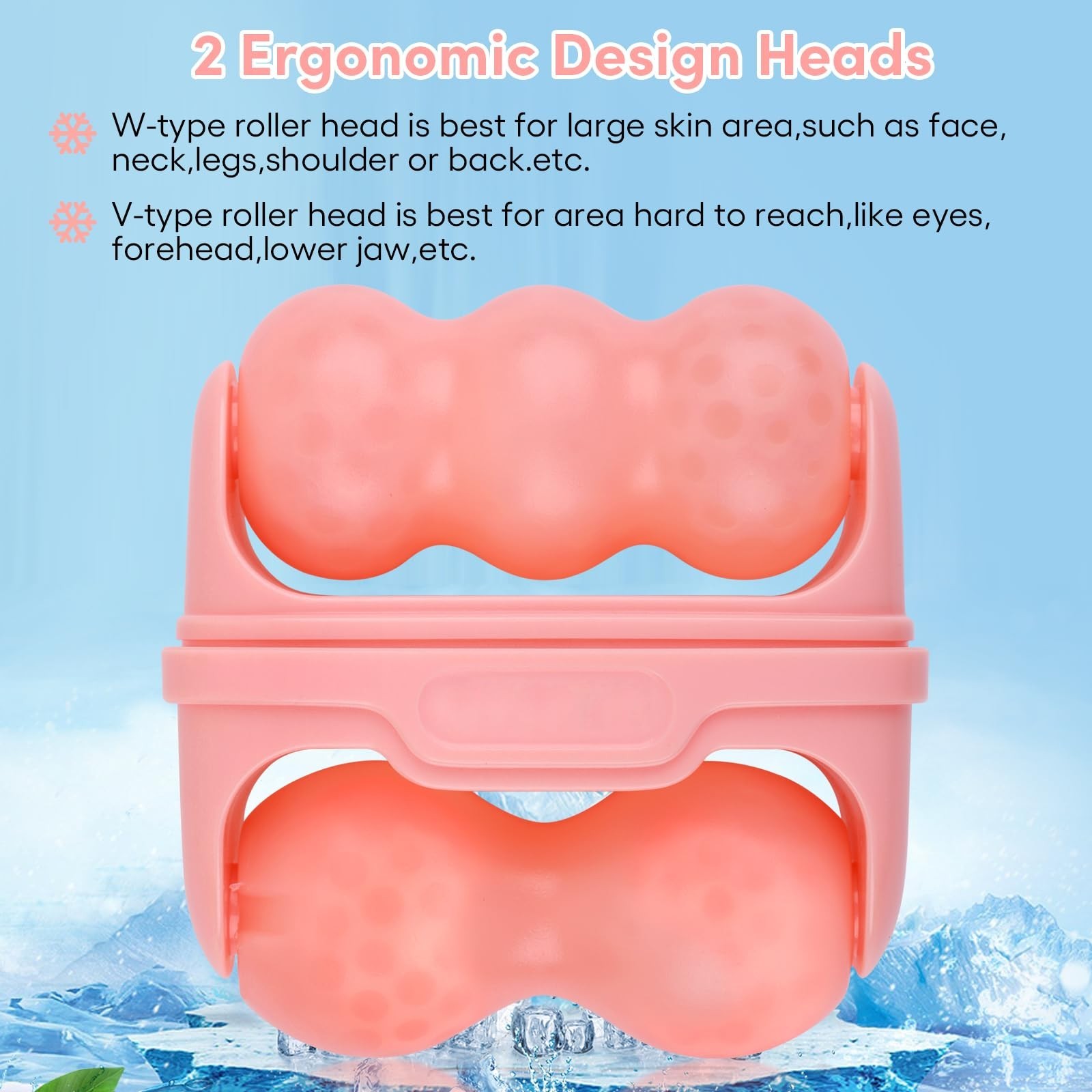 Ice Roller for Face,Eyes,Cooling to Tighten Brighten Complexion,Soothing Skin…