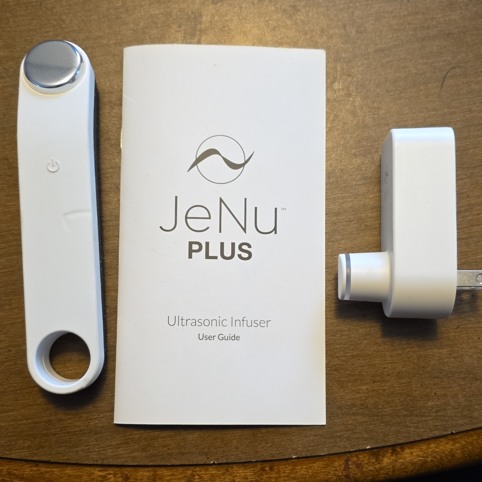 JeNu JeNu Plus Ultrasonic Infuser Electric Facial Device Plastic White