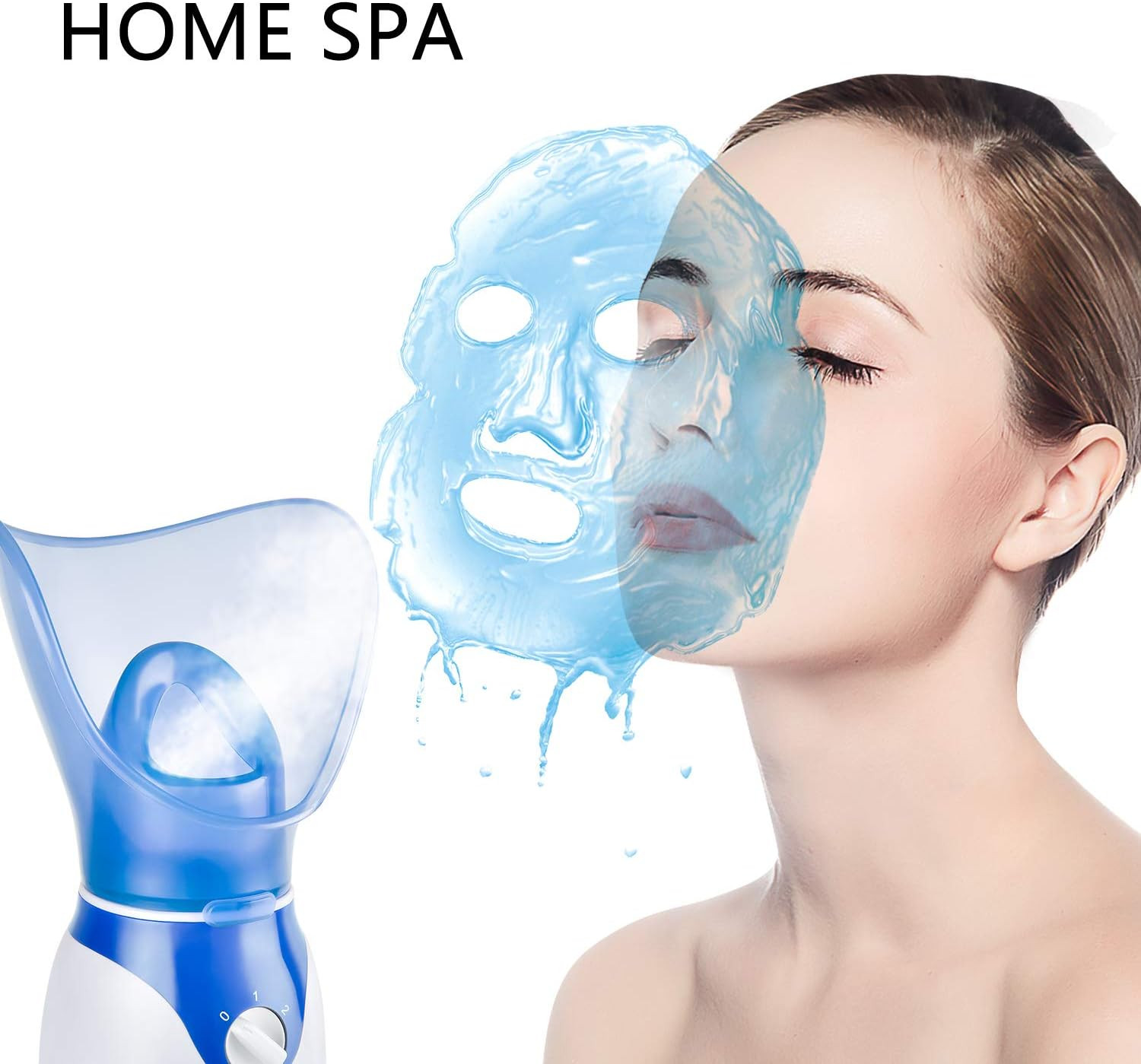 Face Steamer for Facial Deep Cleaning, Facial Steamer for Women, 2 Modes Nano Io