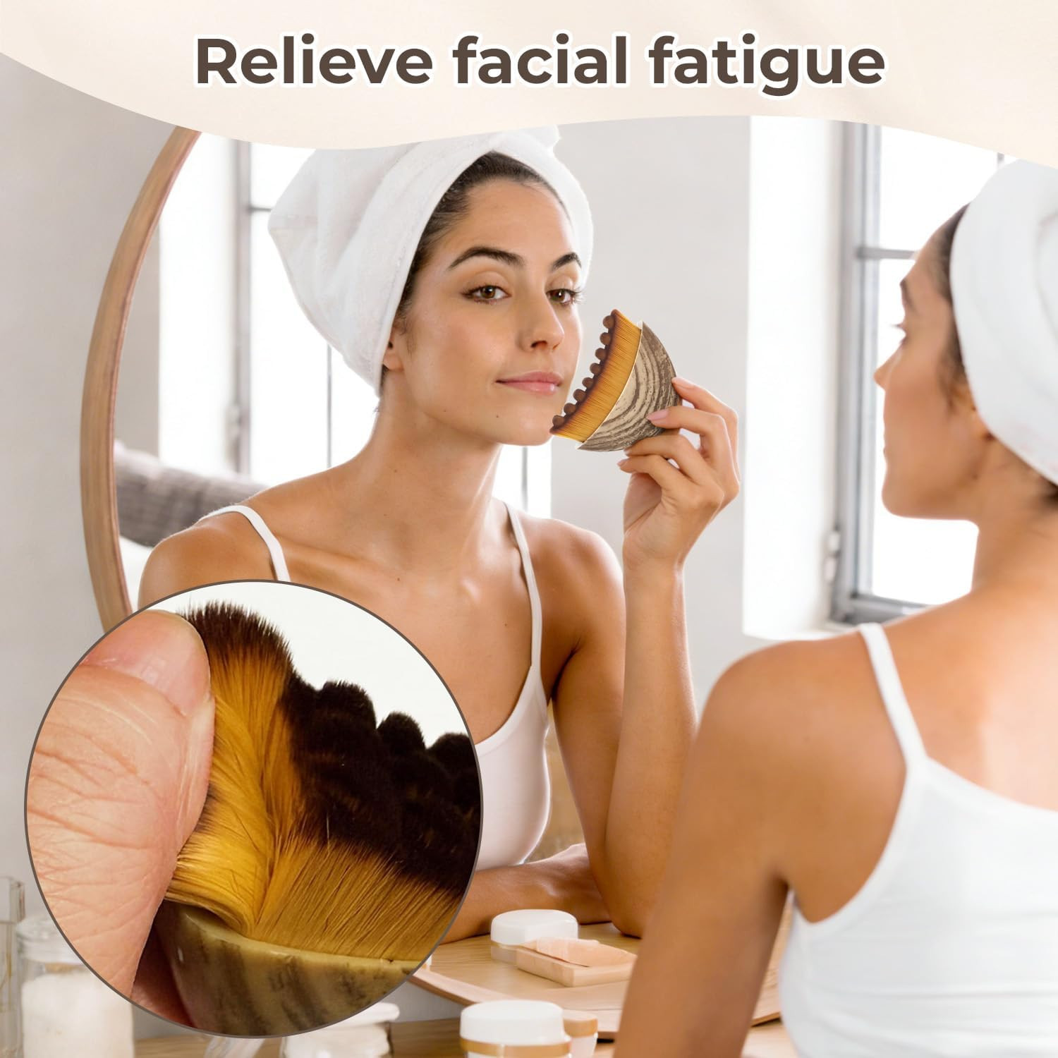 New Lymphatic Contour Face Brush,Lymphatic Drainage Massager for Sculpting,Er…