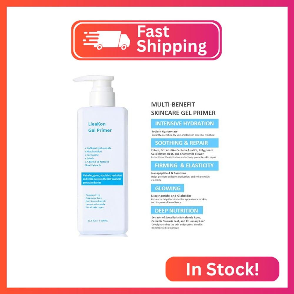 Leave-On Conductive Gel for Microcurrent & RF Devices with Hyaluronic Acid & Nia