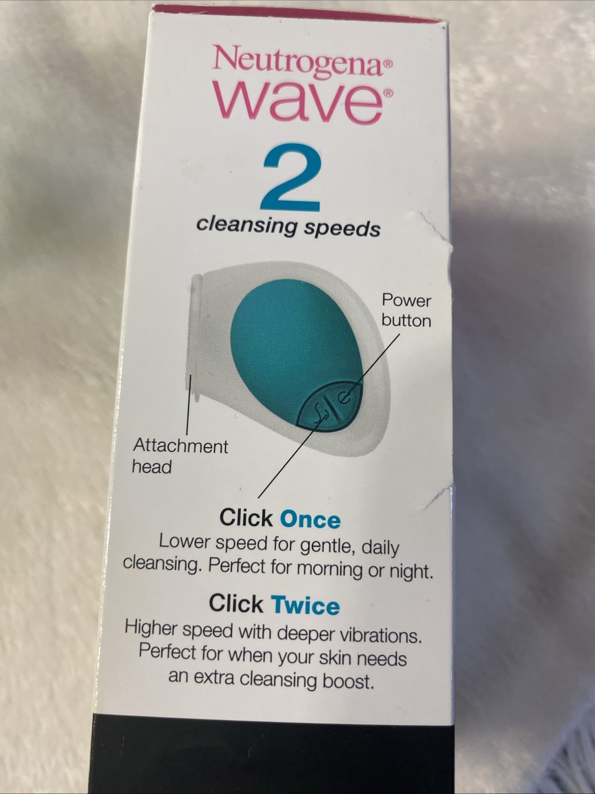 RARE NEW Neutrogena Wave 2-Speed Limited Edition Discontinued with Pads