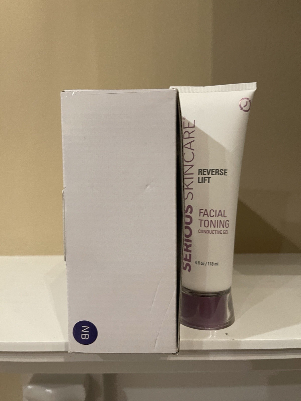 Skincare The EGG Microcurrent Facial Toning Firming System Blue Geo Design